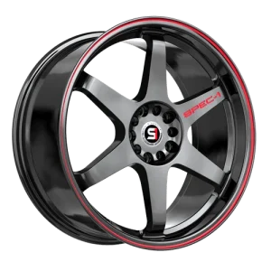 Spec-1 Racing – SPT-33 – Black – 17″x8″ 38mm – All weather Wheels – SPT-331783238GBRL
